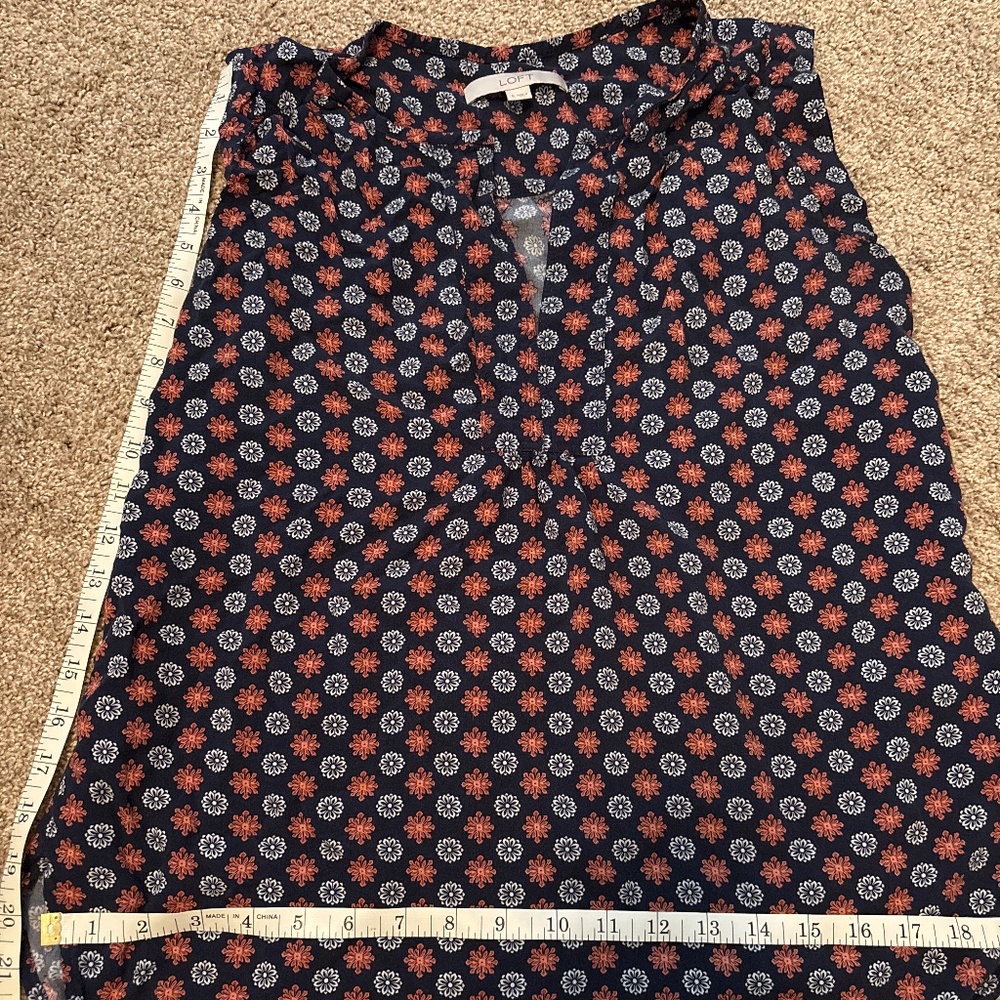 Loft sleeveless top